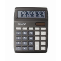 Genie 840 BK calculator Desktop Display Black, Grey
