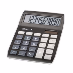 Genie 840 BK calculator Desktop Display Black, Grey