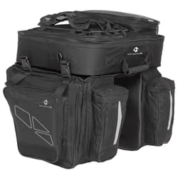 M-Wave Amsterdam Triple Rear Bicycle bag 62 L Polyester Black, Grey