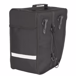 M-Wave Amsterdam Single Rear Bicycle bag 18 L Polyester Black, Grey
