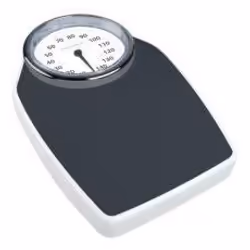 Medisana PSD, Mechanical personal scale, 150 kg, 500 g, Black, White, Metal