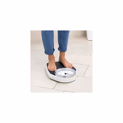 PSD mechanical bathroom scale up to 150 kg, analogue, retro scale in classic design and large scale in frustration-free packaging and reinforced glass