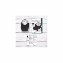 PSD mechanical bathroom scale up to 150 kg, analogue, retro scale in classic design and large scale in frustration-free packaging and reinforced glass - Additional view 5