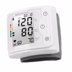 Medisana BW 320, Wrist, Automatic, Grey, White, LCD, 2 user(s), 40 - 280