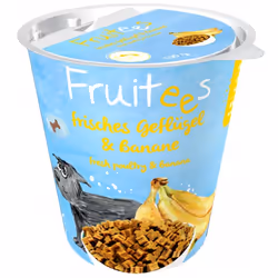 Fruitees 603500200, Treat, Dog, Adult, Banana, Poultry, 200 g, Sugar free