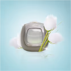 Febreze Cotton Fresh Car Clip Air Freshener, Pack of 6