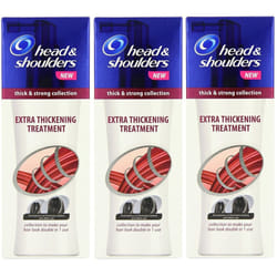 3 x 125ml Head & Shoulders Extra Thickening Treatment Thick & Strong Collection