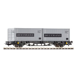 PIKO Flatcar w/2x Containers Deutrans DR IV
