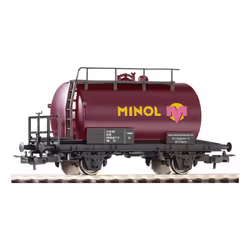 PIKO Tank Car Minol DR IV, Tank car model, HO (1:87), Minol DR IV, Any gender, 14 yr(s), Black, Bordeaux