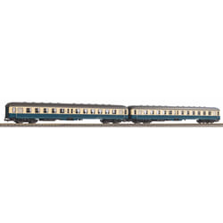 PIKO Set of 2 middle entry cars DR IV
