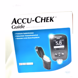 ACCU-CHEK GUIDE BLOOD GLUCOSE MONITOR,LANCING,POUCH,WITH TEST STRIPS
