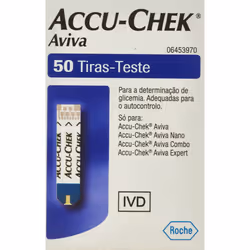 Accu Chek Aviva Glucose Test Strips - Pack of 50