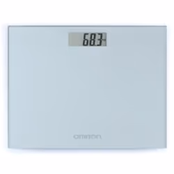 Omron HN-289-E, Electronic personal scale, 150 kg, 100 g, Grey, kg/lb, Square