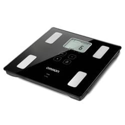 Omron VIVA Square Black Electronic personal scale