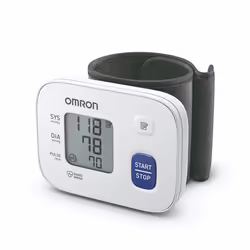 Omron RS1, Wrist, Automatic, White, 13.5 - 21.5 cm, Buttons, 84 mm