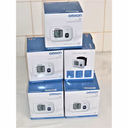NEW OMRON RS2 HEM-6161 INTELLISENSE AUTOMATIC BLOOD PRESSURE MONITOR