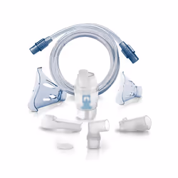 Omron NEB-ASKIT-11, Nebulizer accessory kit, Transparent, Omron: C102 Total Compact Compact Plus X101 Easy, Air tube, Childre ...