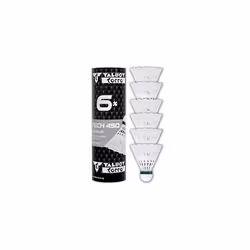 Talbot-Torro Badminton Shuttlecock Tech 450, 6 pieces, in Premium Nylon