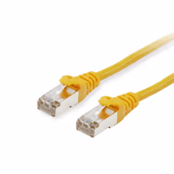 Equip Cat.6 S/FTP Patch Cable, 7.5m, Yellow, 7.5 m, Cat6, S/FTP (S-STP), RJ-45, RJ-45, Yellow