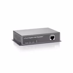 LevelOne Gigabit PoE Repeater, Cascadable, 2 PoE Outputs, Network repeater, 100 m, 1000 Mbit/s, Full, Half, 10/100/1000Base-T ...