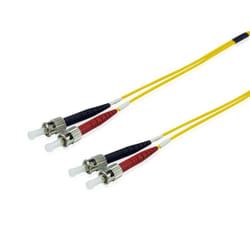 Equip ST/ST Fiber Optic Patch Cable. OS2. 15m