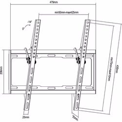 Equip 32"-55" Tilt TV Wall Mount Bracket - Additional view 4