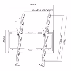 Equip 32"-55" Tilt TV Wall Mount Bracket - Additional view 6