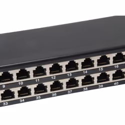 Equip 48-Port Cat.6 Shielded Patch Panel, Black - Additional view 5