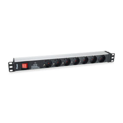Equip 333309 power extension 1.8 m 7 AC outlet(s) Indoor Black, White