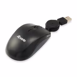 Equip 245103, Ambidextrous, Optical, USB Type-A, 1000 DPI, Black