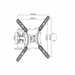Equip 13"-55" Pivoting TV Wall Mount Bracket - Additional view 5