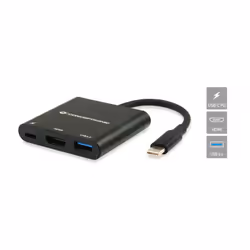 Conceptronic DONN01B laptop dock/port replicator USB 3.2 Gen 1 (3.1 Gen 1) Type-C Black - Additional view 6