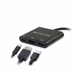 Conceptronic DONN01B laptop dock/port replicator USB 3.2 Gen 1 (3.1 Gen 1) Type-C Black - Additional view 7