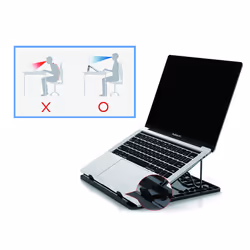 Conceptronic THANA ERGO S, Laptop Cooling Stand Laptop stand Grey 39.6 cm (15.6") - Additional view 6