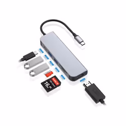 Conceptronic DONN02G laptop dock/port replicator USB 3.2 Gen 1 (3.1 Gen 1) Type-C Aluminium - Additional view 4