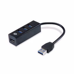 Conceptronic HUBBIES 4-Port USB 3.0 Hub with USB-C OTG Adapter - Additional view 4