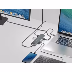 Conceptronic DONN 9-in-1 Multifunctional USB Hub Adapter - Additional view 4