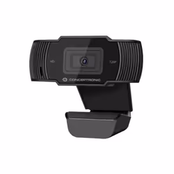 Conceptronic AMDIS 720P HD Webcam with Microphone, 1280 x 720 pixels, 30 fps, 1280x720@30fps, 1920x1080@30fps, 5 V, USB 2.0, ...