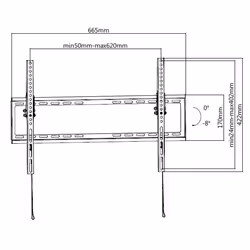 Equip 650334 37"-75" Low Profile TV Wall Mount Bracket - Additional view 7