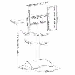 Equip 32"-65" Motorized TV Tabletop Stand - Additional view 6
