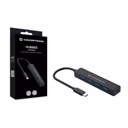 Conceptronic 4-Port USB 3.0 Hub, USB-C Connector - Additional view 4