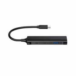 Conceptronic HUBBIES 4-Port USB 3.0 Hub, 2 USB-C & 2 USB-A ports, aluminum case, USB-C connector - Additional view 4