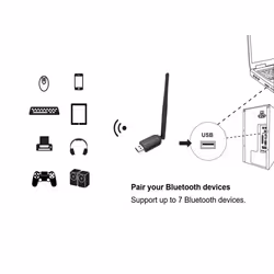 Conceptronic ABBY Long Range Bluetooth 5.1 USB Adapter with External Antenna - Additional view 7