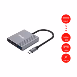 Equip 3 in 1 USB-C to HDMI / USB-A / USB PD Adapter - Additional view 5