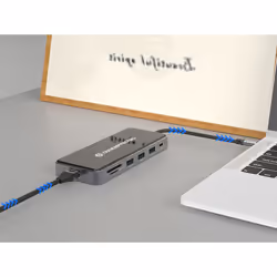 Conceptronic DONN15G laptop dock/port replicator Wired USB 3.2 Gen 1 (3.1 Gen 1) Type-C Grey - Additional view 4