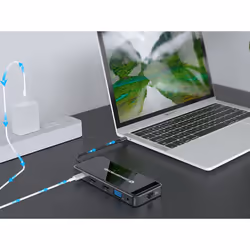 Conceptronic DONN15G laptop dock/port replicator Wired USB 3.2 Gen 1 (3.1 Gen 1) Type-C Grey - Additional view 8