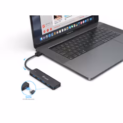 Equip 4-Port USB 3.2 Gen 1 Hub with USB-C Adapter - Additional view 4