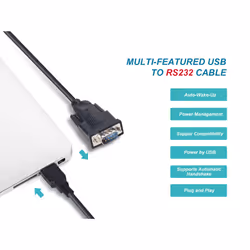 Equip USB-A to Serial (DB9) Cable, M/M 1.5m - Additional view 6