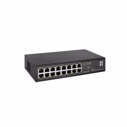 LevelOne Hilbert 10” 16-Port Gigabit Smart Lite Switch, 16 x Gigabit RJ45 (10/100/1000) - Additional view 4
