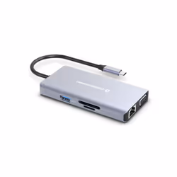 Conceptronic DONN20G 10-in-1 USB 3.2 Gen 1 Docking Station, HDMI, VGA, USB-A 3.0 x 3, SD, TF/MicroSD, Audio, GbE LAN, 100W USB PD - Additional view 4